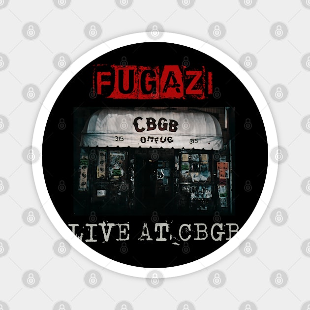 fugazilive at cbgb Magnet by kusuka ulis